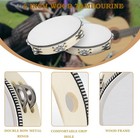 6 In Wood Tambourine  Guiro Instrument Fish Shaped  Wooden Maracas  Egg Shake   
