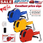 Mx-5500 8 Digits Price Tag Gun Marking Machine W sticker Labels Ink Roller Usa