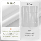 Waterproof Fabric Shower Curtain Liner With 3 Magnets Soft Hotel Quality Cloth