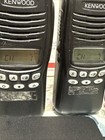 Set Of 4 Kenwood Tk-3312 Uhf Radios W  Batteries charger - Work
