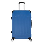 New Blue 3 Pieces Travel Luggage Set Bag Abs Trolley Carry On Suitcase Tsa Lock
