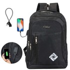 17  Oxford Anti-theft Laptop Backpack Travel Business Shool Book Bag W Usb Port