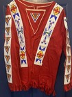 Vintage Allentown Pa Ymca Indian Guides Lechaw Nation Camp Out 1968 Felt Shirt