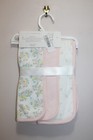 Starting Out Baby Burp Cloths Set Of 3 Floral 21  X 10 