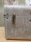 Vintage  Samsonite Shwayder Bros  Streamlite Luggage Train Case Cream Tan Color 