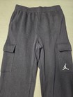 Jordan Cargo Sweatpants Sz Xl Black Youth Boys Joggers Pockets Elastic Waist