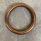 Vintage  Wrought Copper Bull  Pig Nose Ring   Bracelet