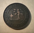 1871 Prince Edward Island One Cent Large Penny Circulated Coin