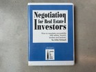 Negotiation For Real Estate Investors By John Schaub - 6 Audio Cd Package 