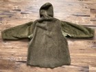 Vtg 40s Wwii Us Army Military Pile Field Parka Liner Jacket Size Medium Fur Trim