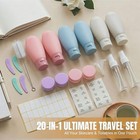 Dewsensi 20 Pack Travel Bottles Toiletry Containers Travel Size Kit