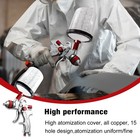 Hvlp Air Spray Gun Kit W 1 4 1 7 2 0mm Nozzle Car Wall Painting Repair Furniture