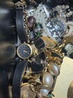 Grandma   s Vintage Junk Drawer Lot Gucci Watch   Women   s Costume Estate Jewelry