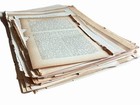 50 Vintage Antique Neutral Ephemera Old Book Page Lot Collage Craft Junk Journal