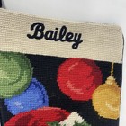 Personalized Dog Needlepoint Christmas Stocking Bailey Maltese 16  Holiday