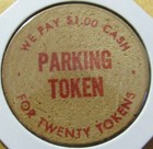 Vintage The Second Bank Of Belvidere  Il Parking Wooden Nickel - Token Illinois