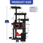 63  Cat Tree Condo Activity Post Kitty House Scratching Post Halloween Edition