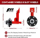 2pack Shipping Container Wheels 6-lug Wheels Kit  Shipping Container Accessories