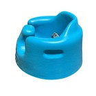Bumbo Infant Floor Seat Baby Sit Up Chair With Adjustable Safety Harness Blue