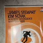 1995 Vertigo Movie Poster Alfred Hitchcock James Stewart 24x36 Xonex Orange 1958