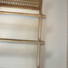 5-layer Bamboo Blanket Ladder  2-in-1 Towel Racks Blanket Quilt Towel Holder