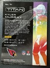 Kyler Murray 2019 Panini Chronicles Titan  99 Rookie Red Prizm Rc - Arizona Card
