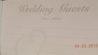 Nip Silver gold Heart Wedding Guest Book In White 32 Double Sided Pages No Pen 