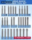 50pcs Strut Nut Socket Set Shock Absorber Socket Suspension Strut Top Mount Nut