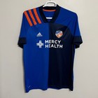 Adidas Mens Xl Blue Fc Cincinnati Fcc Mercy Health Aeroready Mls Jersey 2019 20