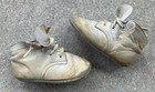 Leather High Top Baby Shoes W Laces Metal Eyelets Grommets 1930-1940 s