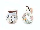 Delicate Cruet Pitcher Butterflies Kutani Porcelain Vintage Signed Made In Japan
