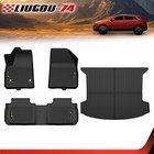 All Weather Tpe Floor Mats   Trunk Cargo Liner Black Fit For Cadillac Xt5 2018