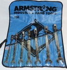Armstrong Industrial Hand Tools Combo Wrench 7 Pc Set Made In Usa 3 8  To 3 4 