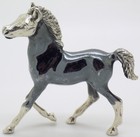 Vintage Italian Handmade Genuine Sterling Silver Darkened Horse Large Figurine