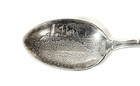 Vintage Sterling Souvenir Demitasse Spoon   Morro Castle Havana Cuba