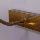 2  18  Solid Brass Dublin Picture Light   Vintage Antique Picture Wall Sconce