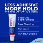 Secure Waterproof Denture Adhesive - Zinc Free - Extra Strong 12 Hour Hold -    