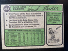 Dave Parker Autographed 1974 Topps Baseball Rookie Card  252 Pirates Hof