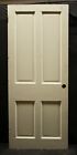 31x79  Antique Vintage Victorian Interior Solid Wood Wooden Door 4 Stacked Panel