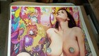 Beautiful 1973 73 Smooth Calender Vintage Sexy Groovy Headshop Poster