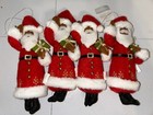 Target Wondershop Christmas Ornament Santa Claus Gift Felt New 2024 Lot Of 4