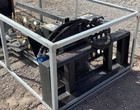 Suihe Skidsteer Trencher Skid Steer Attachment Shark   Cup Teeth Bobcat Cat Case