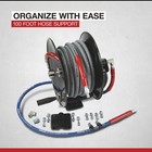 Northstar Pressure Washer Hose Reel With 50ft  Steel-braided Hose  3 8in  X