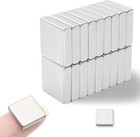 Lot Of 25 Or 100 1 2 X 1 2 X 1 8  Inch Neodymium Rare Earth Block Magnets N52