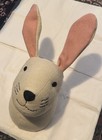 Plush Rabbit Head Wall Mount Target Pillowfort White Faux Bunny Wall Decor Vgood