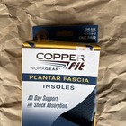 Copper Fit Plantar Fascia Orthotic Insoles Mens Osfm 9-12 Arch And Heel Pain