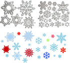 25 Pcs Snowflake Dies Christmas Die Cuts For Card Making Metal Cutting Dies For
