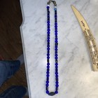 Antique Columbia River   Russian Trade Beads     Cobalt  18    Northwest Coast  