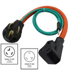 1 5 Ft  10-30p To Tt-30r 30 Amp Old Dryer Plug To 30 Amp Rv Adapter