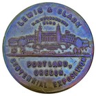 1905 Lewis   Clark Expo Medal - Hk-332 - Oregon Token  Us Government Bldg